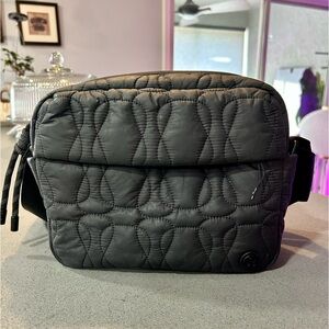 Lululemon Embrace Quilted Black Crossbody Bag